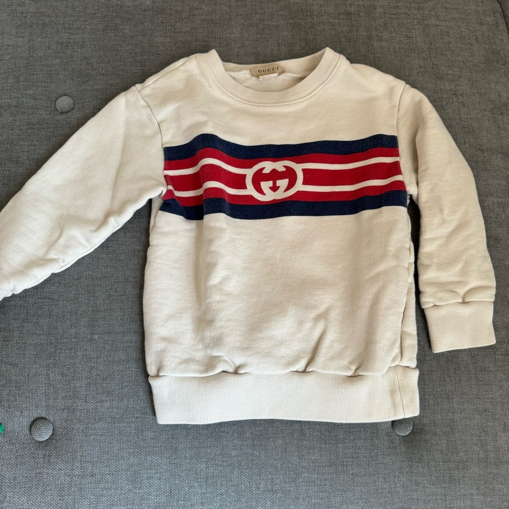 Gucci kids logo sweatshirt 5Y